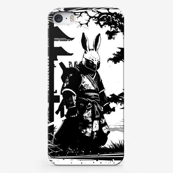 Чехол iPhone «Кролик Самурай»