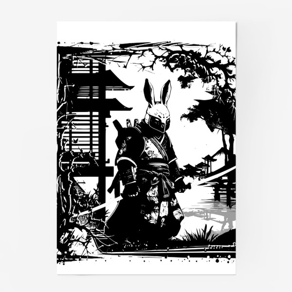 Постер «Кролик Самурай»