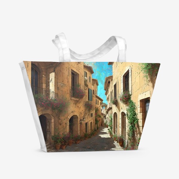 Пляжная сумка «Улица в Провансе»