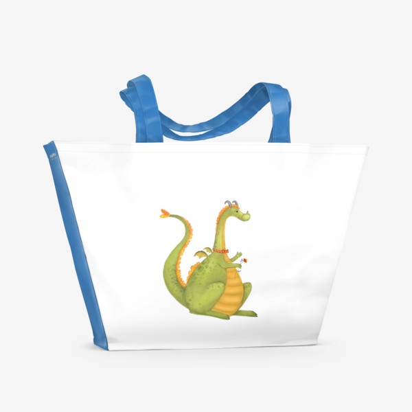 Пляжная сумка «Дружелюбный дракончик»