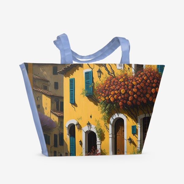 Пляжная сумка «Город в Провансе»