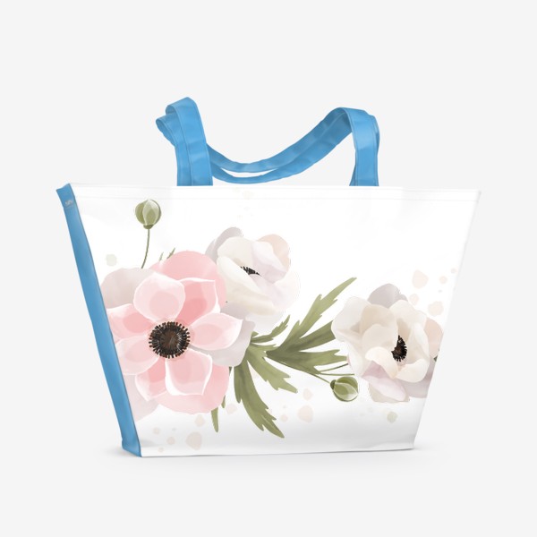 Пляжная сумка «Весна Цветы»