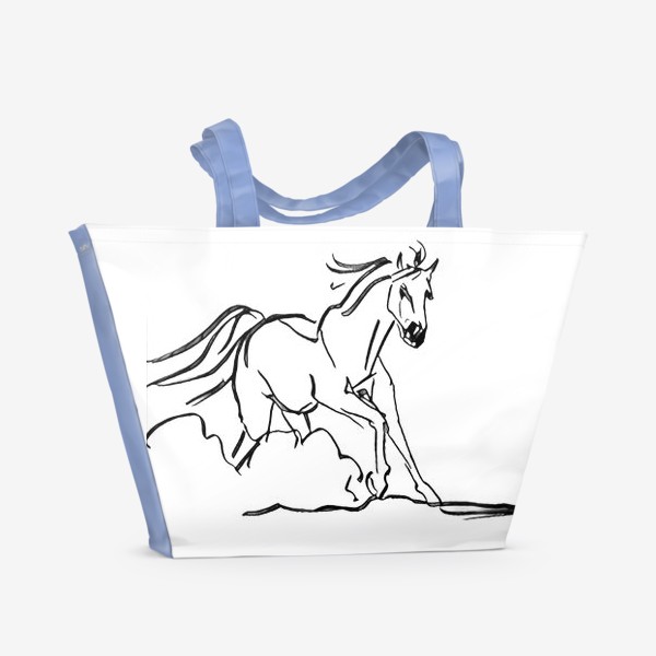 Пляжная сумка «Конь»