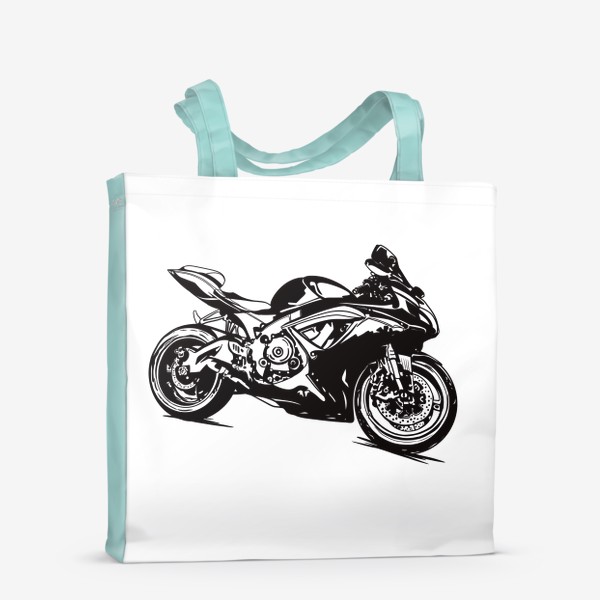 Сумка-шоппер «Мотоцикл suzuki»