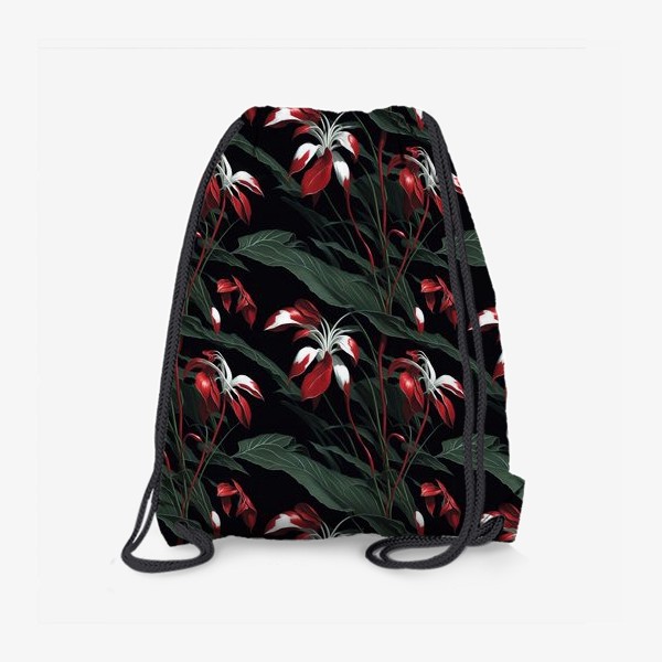 Рюкзак «Красные орхидеи»