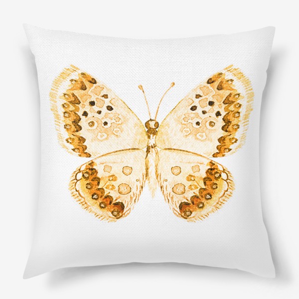 Подушка «Бежевая бабочка»