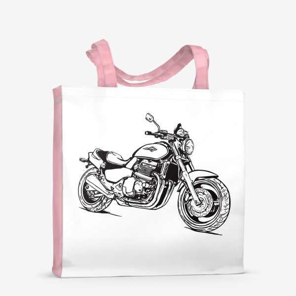 Сумка-шоппер «Мотоцикл honda»