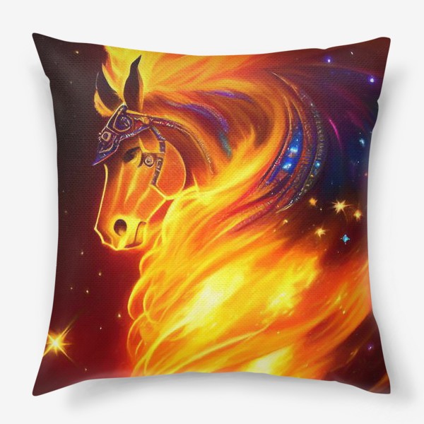 Подушка «Oгненный конь»
