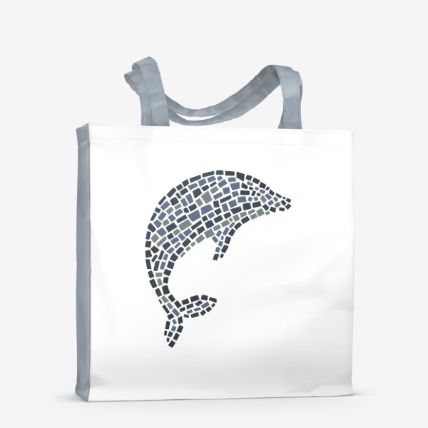 Сумка-шоппер «Дельфин. Мозаика»