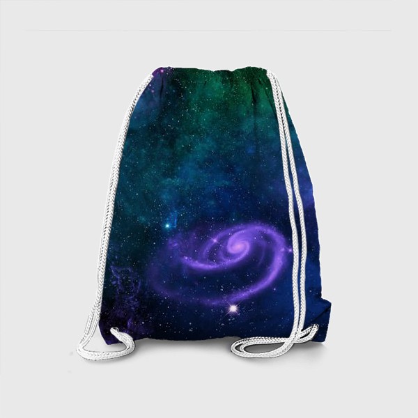 Рюкзак «Неизведанные галактики. Абстрактный космос.»