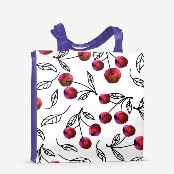 Сумка-шоппер «спелые вишни»