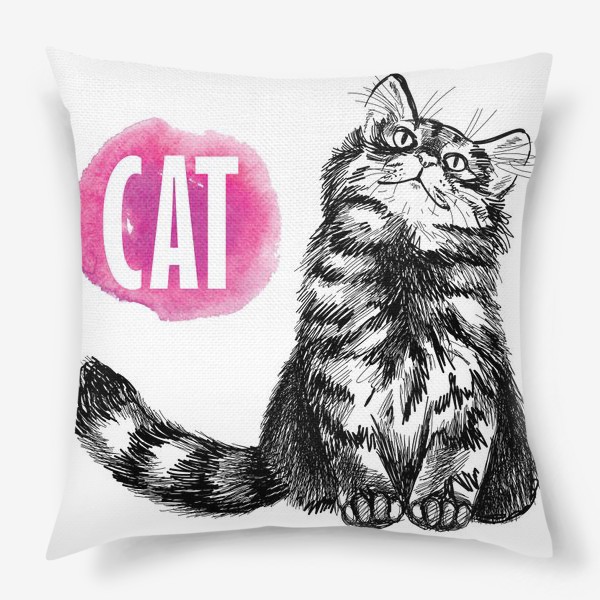 Подушка «котик»