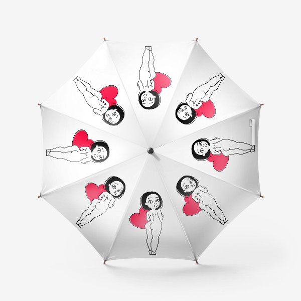 Зонт «девушка»