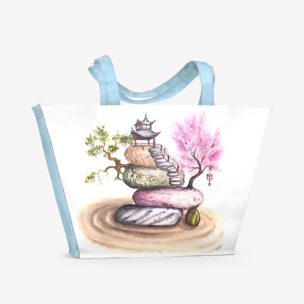 Пляжная сумка «Сад камней»