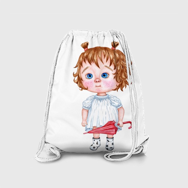 Рюкзак «Девочка с зонтиком / Ребенок в сапогах»