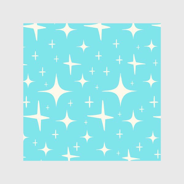 Скатерть «Звезды на голубом фоне »
