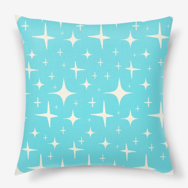 Подушка «Звезды на голубом фоне »