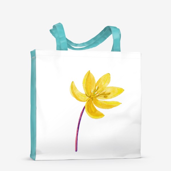 Сумка-шоппер «желтый цветок»