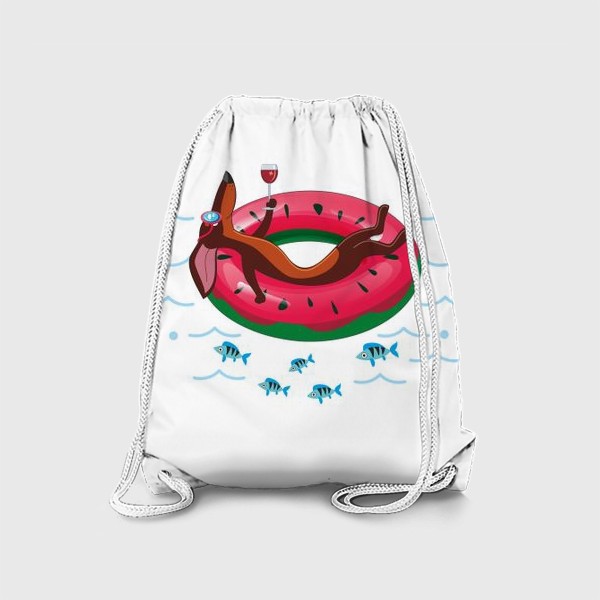 Рюкзак «такса на море»