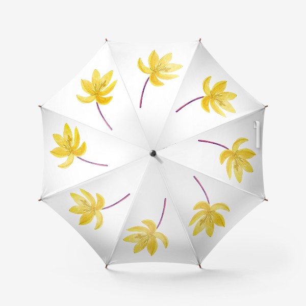 Зонт «желтый цветок»