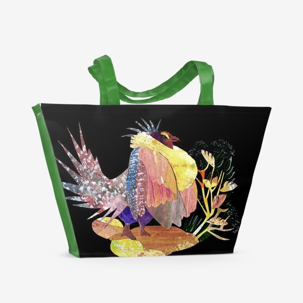 Пляжная сумка «гордая птица»