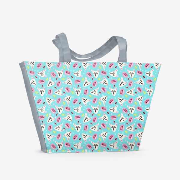 Пляжная сумка «Заводные коты »