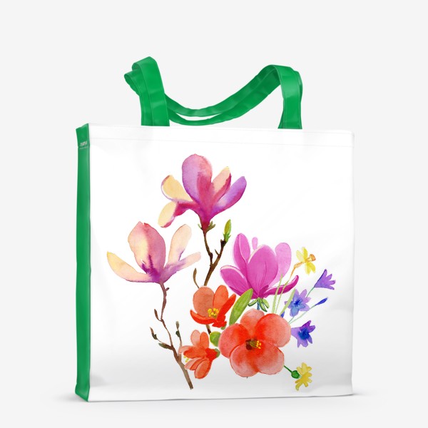 Сумка-шоппер «крымские цветы»