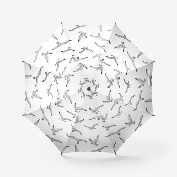 Зонт «Акварельные чайки»
