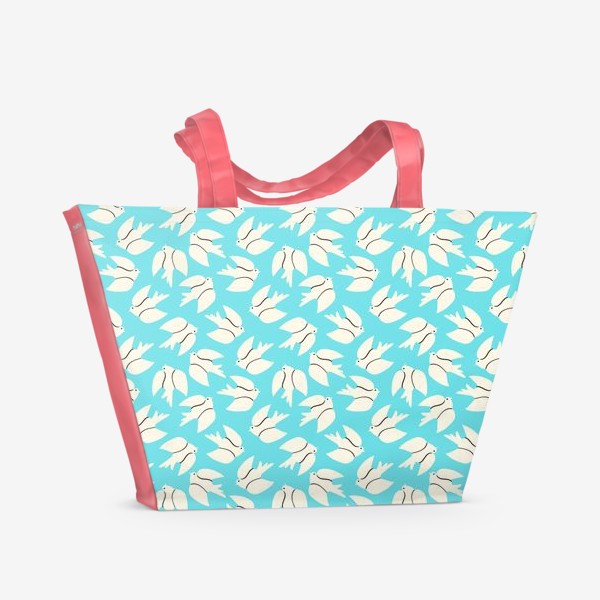 Пляжная сумка «Голуби мира »