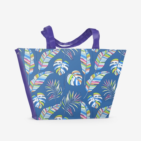 Пляжная сумка «Тропический принт»