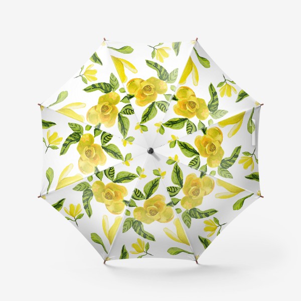 Зонт «желтая магнолия»