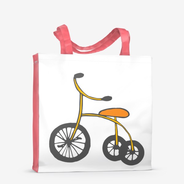 Сумка-шоппер «велосипед трехколесный»