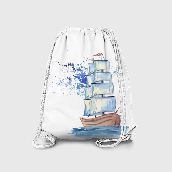 Рюкзак «Корабль на волнах»