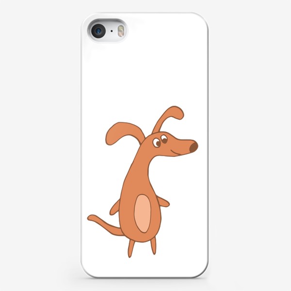 Чехол iPhone «собака такса с длинными ушами»