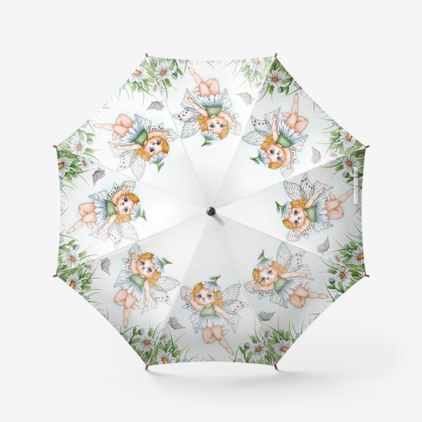 Зонт «Цветочная фея / Ромашковое поле»