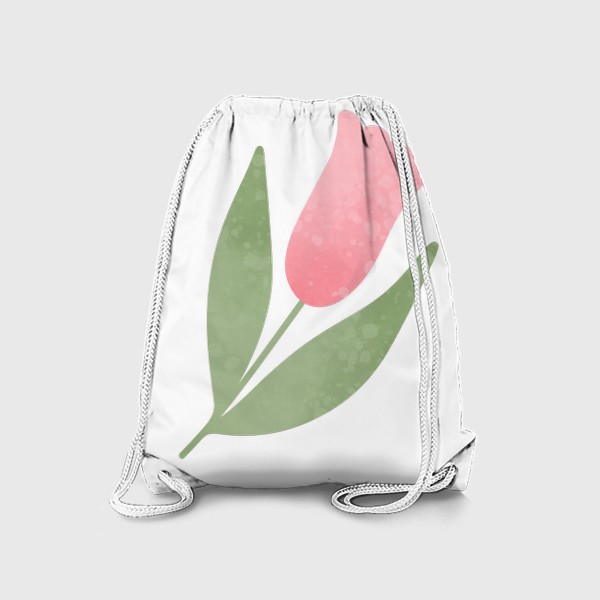 Рюкзак «Тюльпан Принт с розовым тюльпаном»