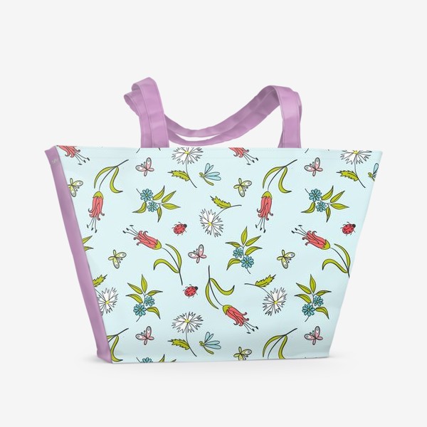 Пляжная сумка &laquo;Gentle Floral Pattern&raquo;