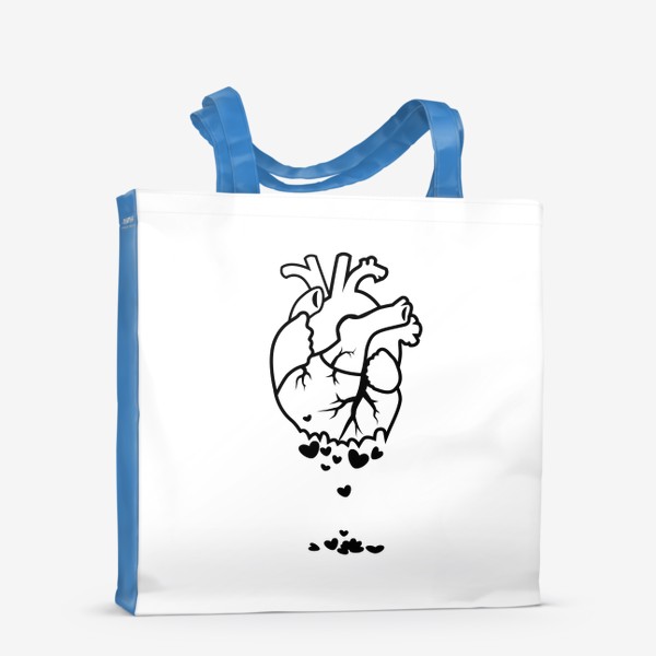 Сумка-шоппер «Сердце на мелкие»