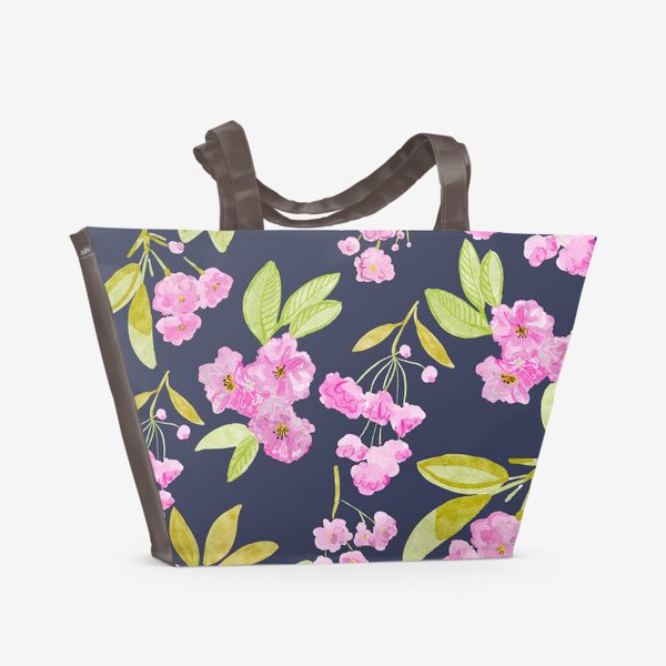 Пляжная сумка «японская вишня »