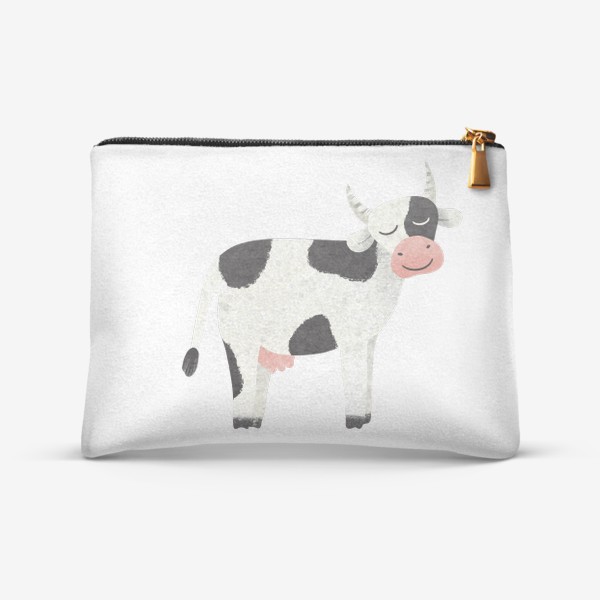 Косметичка «Принт с коровой Корова Милая коровка»