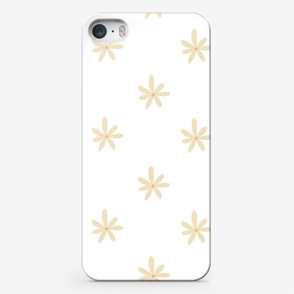 Чехол iPhone «Цветы бесшовный паттерн. Весенний принт»