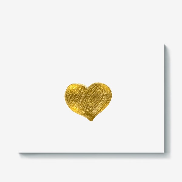 Холст «Золотое сердце»
