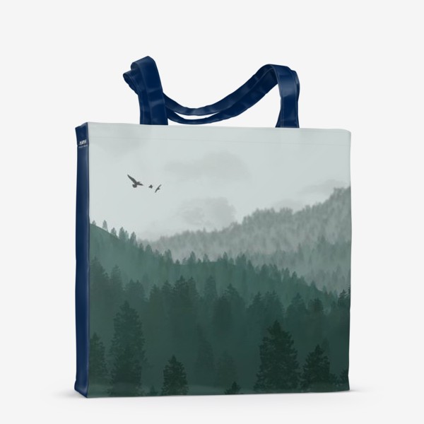 Сумка-шоппер «Туманные горы и лес»