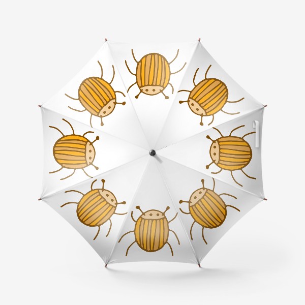 Зонт «жук полосатый колорадский»