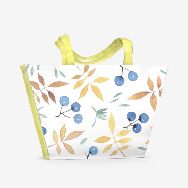 Пляжная сумка «Листья(2)»