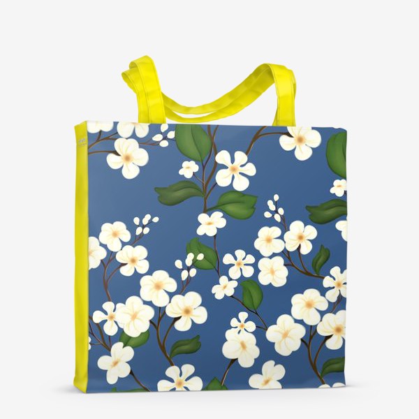 Сумка-шоппер «Паттерн мелкие цветы»