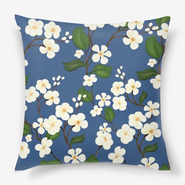 Подушка «Паттерн мелкие цветы»