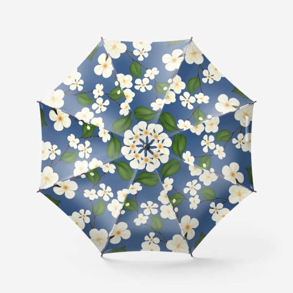 Зонт «Паттерн мелкие цветы»