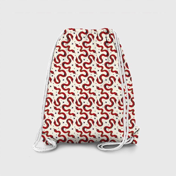 Рюкзак «Красные змеи »