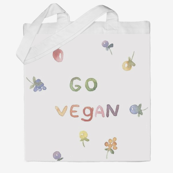 Сумка хб «Go vegan»